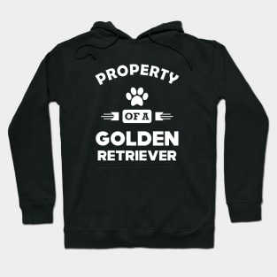 Golden Retriever - Property of a golden retriever Hoodie